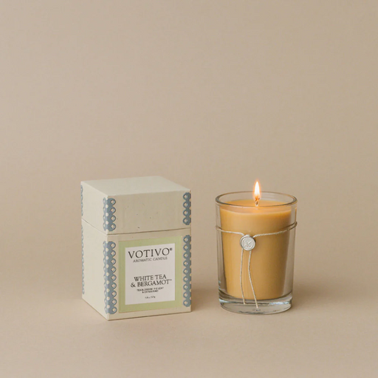 White Tea & Bergamot Votivo Candle