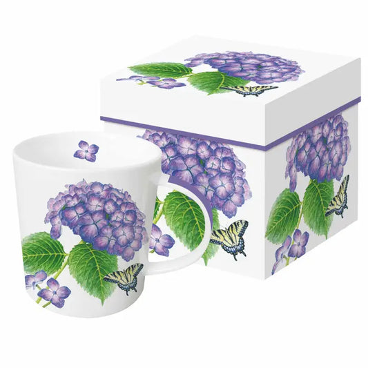 Hydrangea Butterfly - Mug in a Box