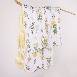 Daffodil Quilted Throw