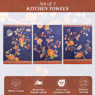 Kitchen Towels Cotton S/3 Kelim