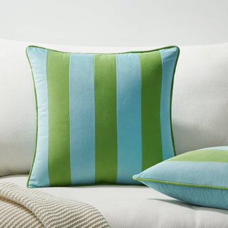 Pillow Covers Light Green/Light Blue 22"
