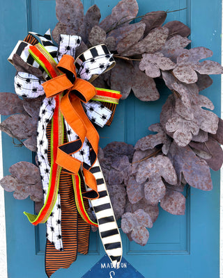 Spiders & Stripes Bow