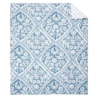 Becker Quilted Throw Blue