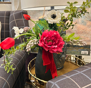 Galentine's Floral Black