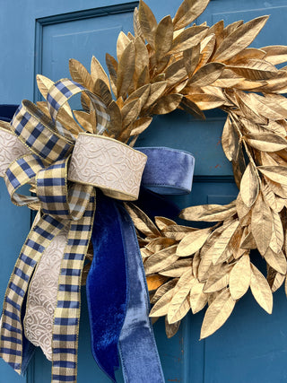 Gold Bay Leaf Wreath