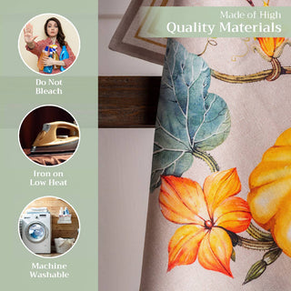 Kitchen Towels Cotton S/3 Potiron
