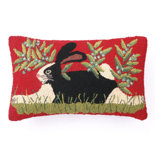 Bunny Red Hook Pillow