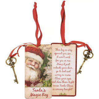 Santa Magic Key Ornament