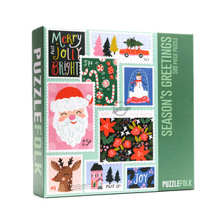 Season's Greetings Christmas Puzzle
