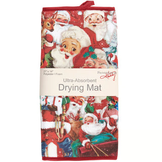 Retro Santa Drying Mat