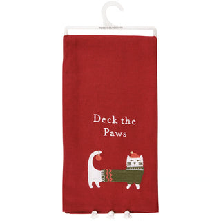 Deck the Paws Kitchen Towel