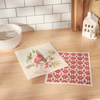 Cardinal Swedish Dishcloth S/2
