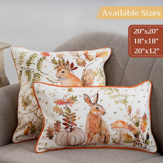 18" Decorative Throw Pillow Cover Pumpkin Passion