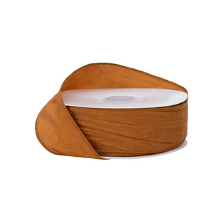 1 1/2" Rust Crinkle Ribbon 50yds