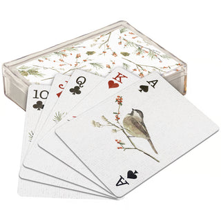 Winter Bird Playing Cards