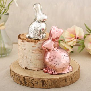 Glass Bunny Figurines