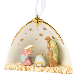 Ceramic Nativity Ornament