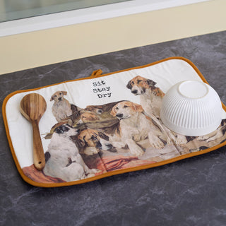Sit Stay Dog Drying Mat