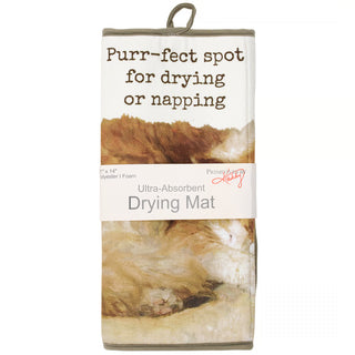Purrfect Cat Drying Mat