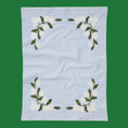 Load image into Gallery viewer, Embroidered Hydrangea Tea Towel
