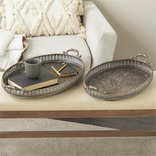 Metal Scroll Tray