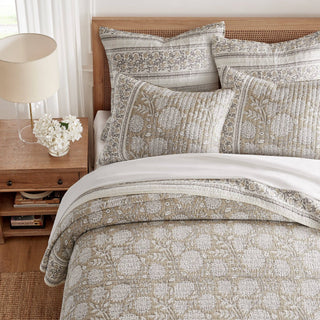 Adare Quilt Set Taupe