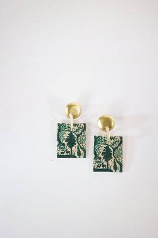 Village Block Earrings