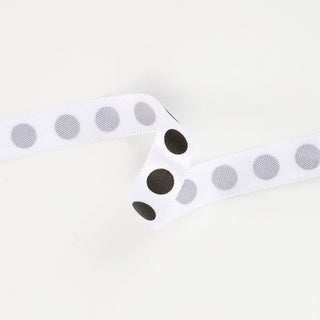 3/8" Black Dot Ribbon