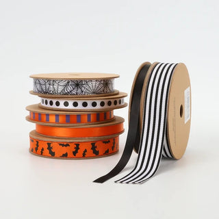 3/8" Black Dot Ribbon