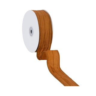 1 1/2" Rust Crinkle Ribbon 50yds