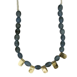 Tabs Blue Beads Necklace