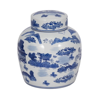 Chinoiserie Temple Jar