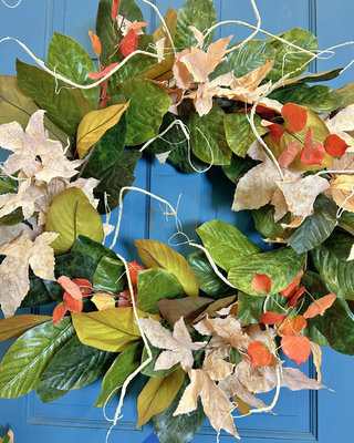 Custom Deluxe Fall Harvest Wreath