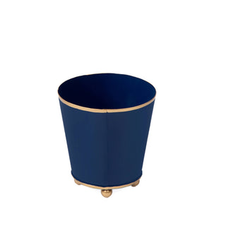 6" Round Cachepot Planter Indigo Blue