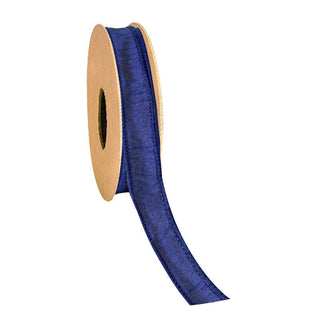 1" Dupioni Ribbon Copper Brown