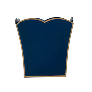 8" Square Cachepot Planter Blue