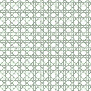Sage White Cane Prosecco Bottle Wrap