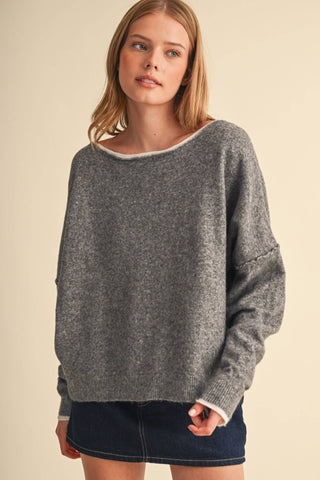 Boat Neck Sweater