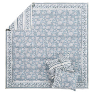 Adare Quilt Set Blue