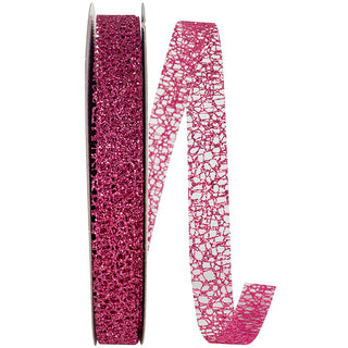 5/8" Pink Mesh Ribbon