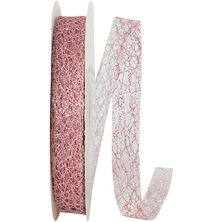 5/8" Rose Mesh Ribbon