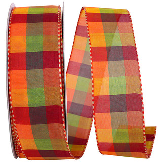 1.5" Francesa Plaid Ribbon