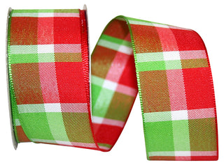 1.5" Woven Good Time Wired Ribbon