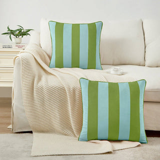Pillow Covers Lime/Blue 20"