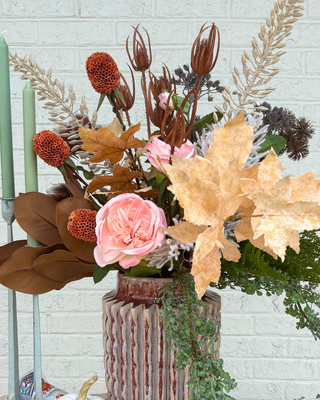 Soft Cinnamon Fall Drop-In Arrangement