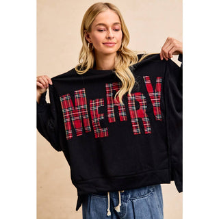Plaid Christmas Sweatshirt