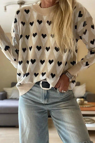 Heart Loose Fit Sweater Pre Order