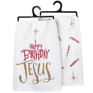 Birthday Jesus Kitchen Towel