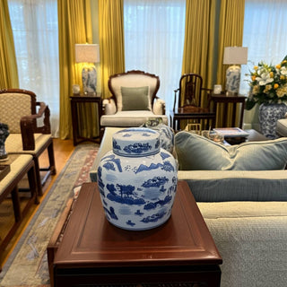 Chinoiserie Temple Jar