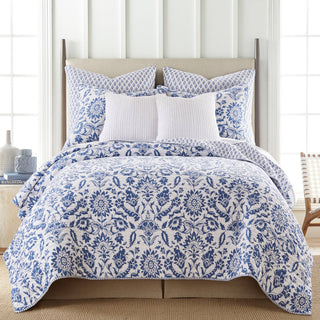 Clara Blue Quilt Set